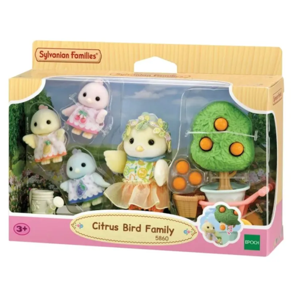Sylvanian Families 5860 Citrus Bird Family Playset