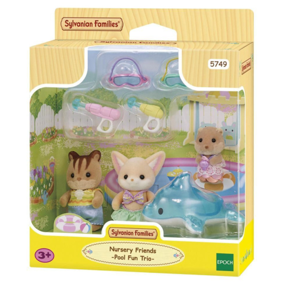 Sylvanian Families Nursery Friends Pool Fun Trio