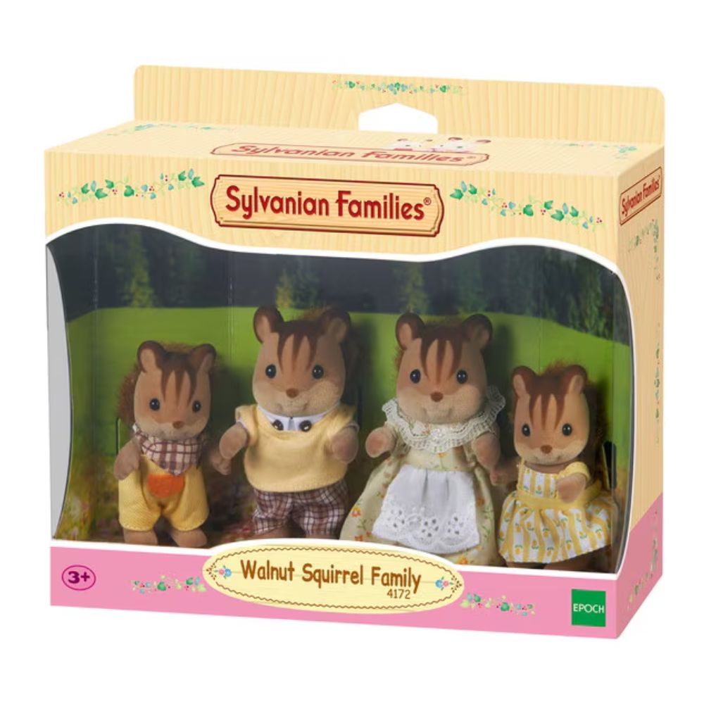 Sylvanian Families Walnut Squirrel Family