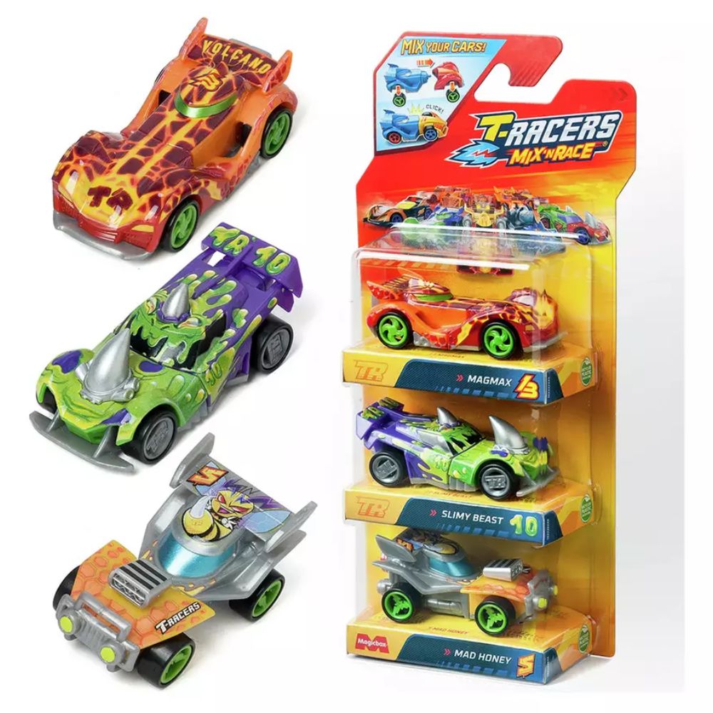 T-RACERS Mix´N Race – 3 Pack Blister – Toys4you