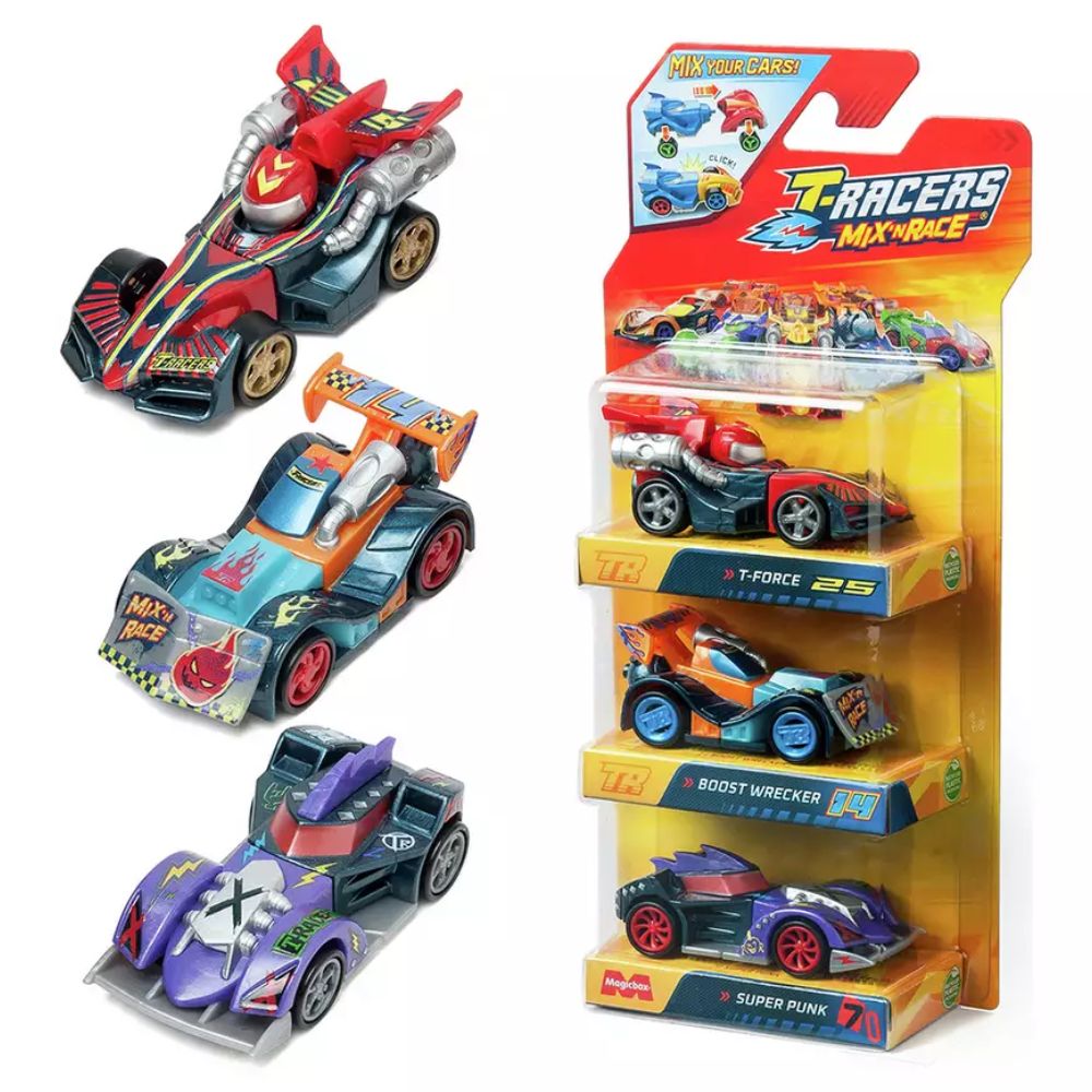 T-RACERS Mix´N Race – 3 Pack Blister