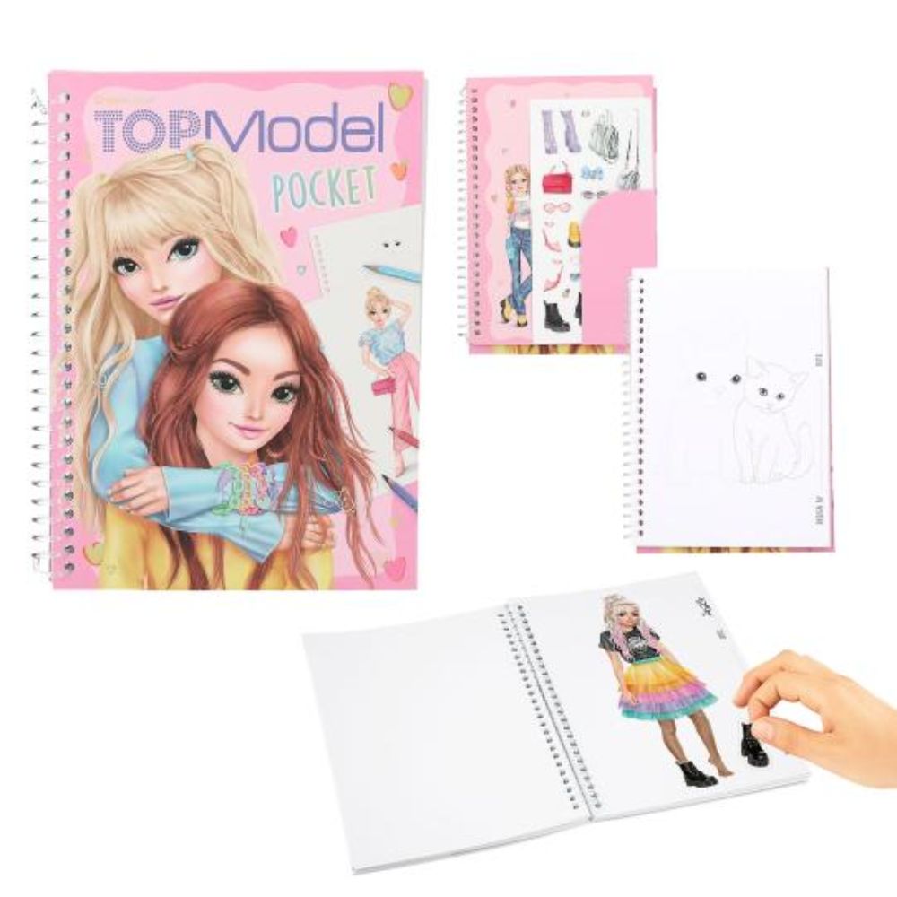 TOPModel Pocket Colouring Book – Toys4you