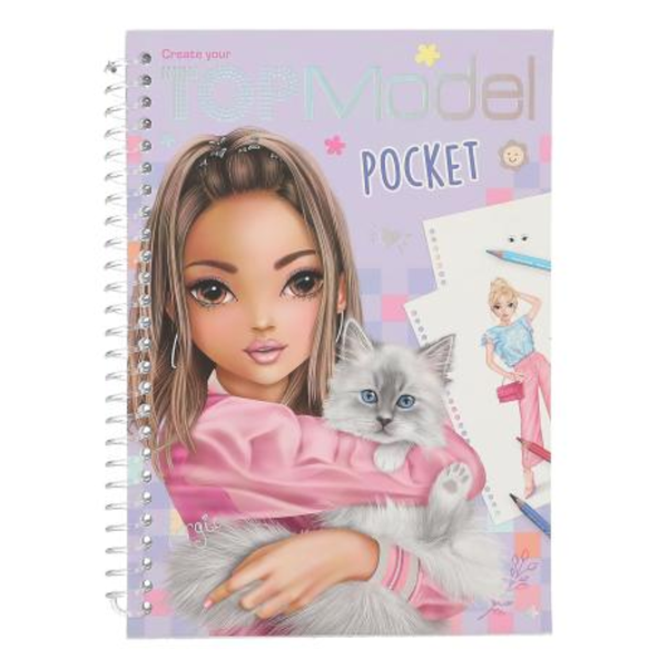TOPModel pocket coloring book
