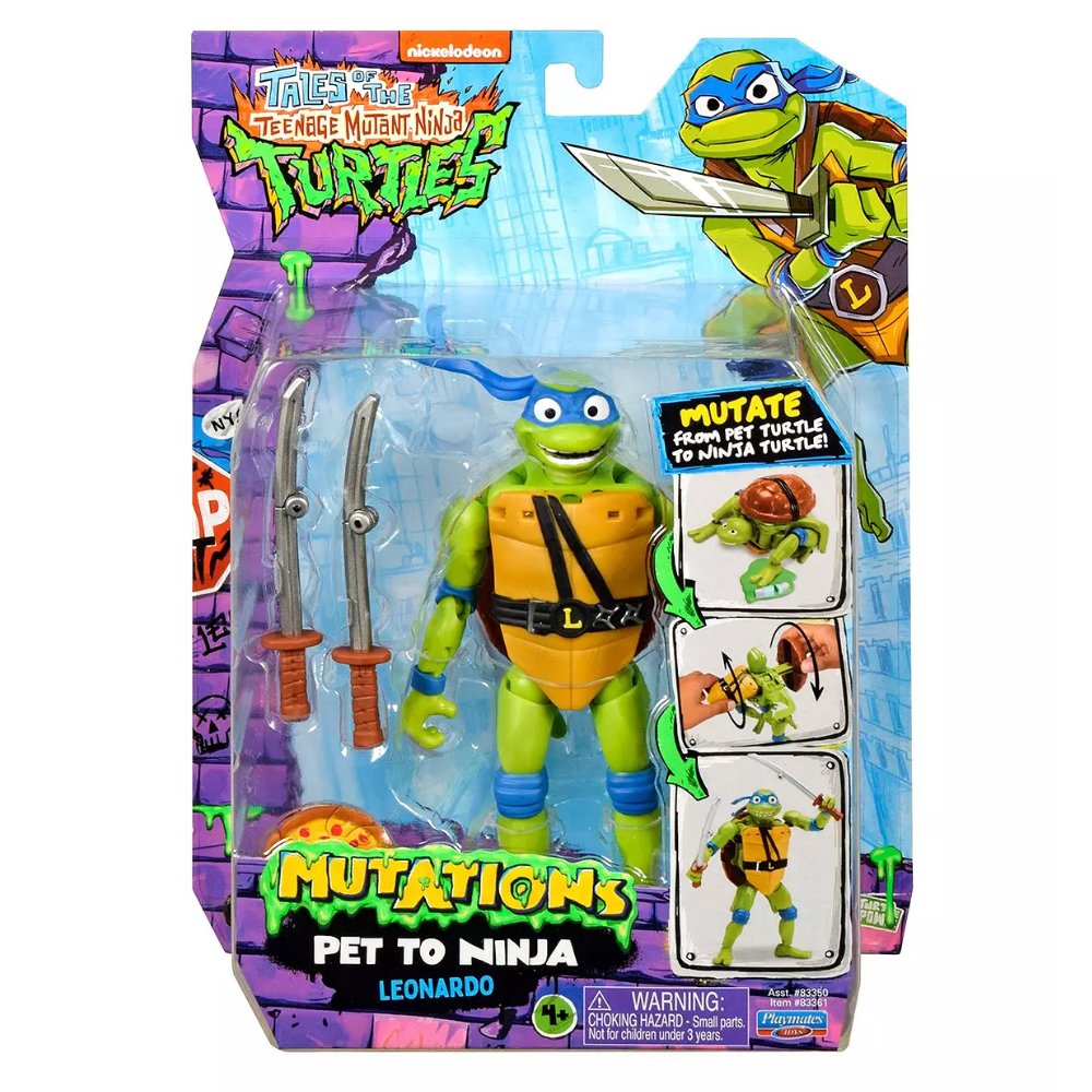 Teenage Mutant Ninja Turtles - 5.5” Leonardo Pet to Ninja Figure
