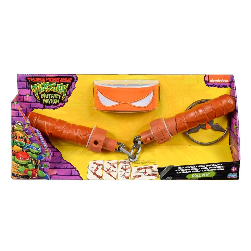 Teenage Mutant Ninja Turtles - Ninja Reveal NunChuk Orange