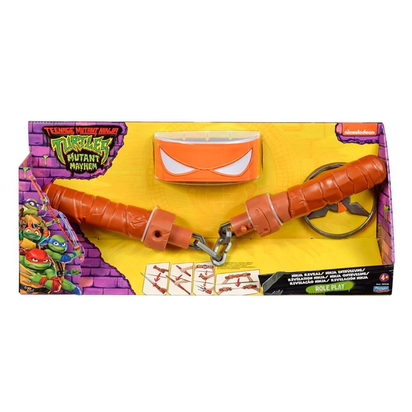 Teenage Mutant Ninja Turtles - Ninja Reveal NunChuk Orange