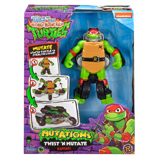 Teenage Mutant Ninja Turtles Tales of the TMNT Mutations Twist 'N Mutate Raphael Action Figure