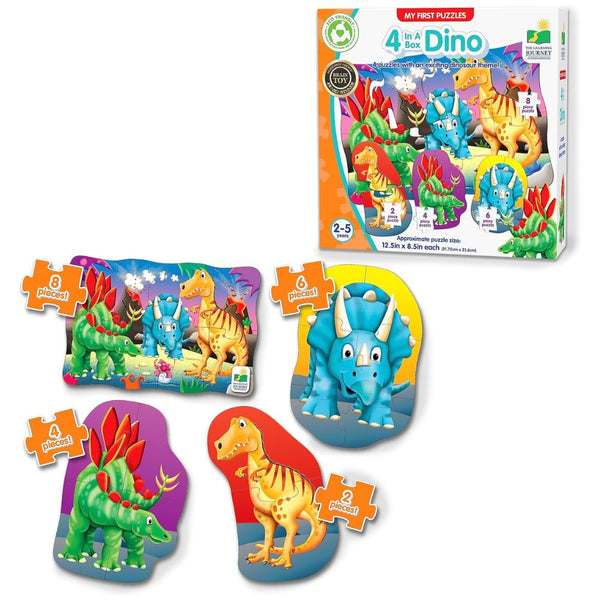 The Learning Journey Dino My First Puzzle Sets (Box of 4)