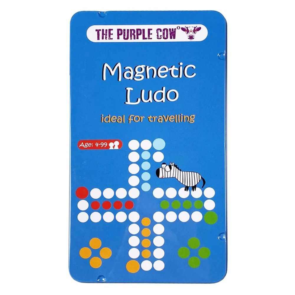 The Purple Cow Magnetic Ludo Mini Travel Game