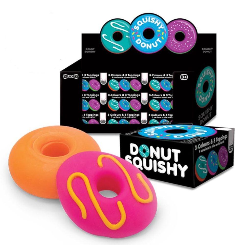 Tobar SCRUNCHEMS DONUT Stress Squish Ball Toy