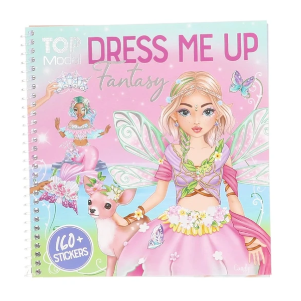 Top Model Dress Me Up Fantasy Sticker Book With Over 160 Stickers
