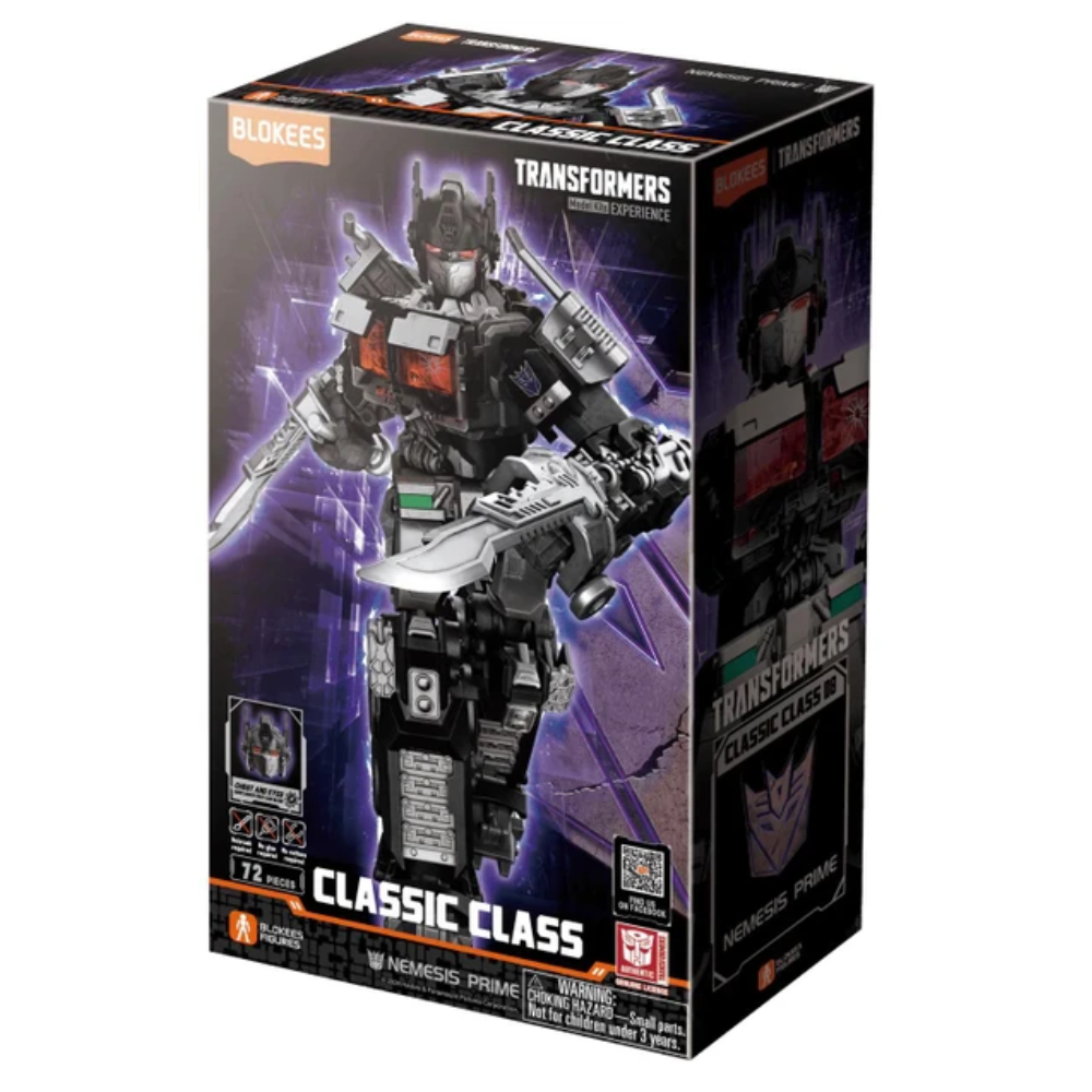 Transformers Classic Blokees 5 Inch Model Kit Class 08 - Nemesis Prime