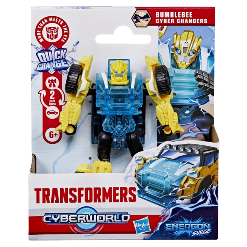 Transformers Cyberworld Energon Surge BUMBLEBEE Cyber Changers 4-Inch Action Figure