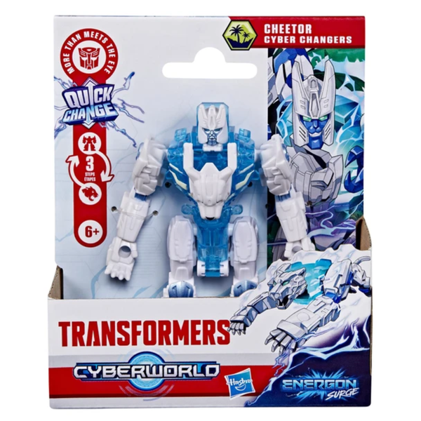 Transformers Cyberworld Energon Surge CHEETOR Cyber Changers 4-Inch Action Figure