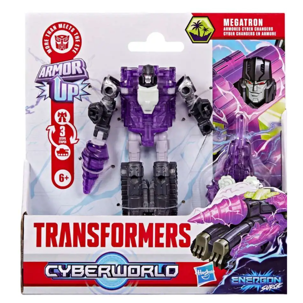 Transformers Cyberworld Energon Surge Megatron Armored 4" Action Figure