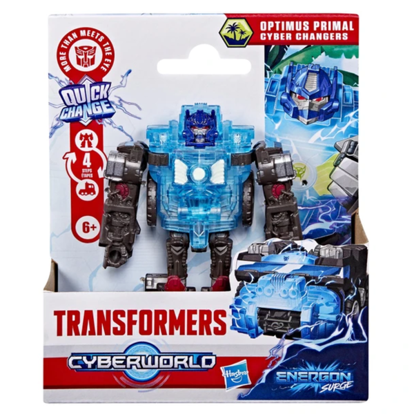 Transformers Cyberworld Energon Surge OPTIMUS PRIMAL Cyber Changers 4-Inch Action Figure