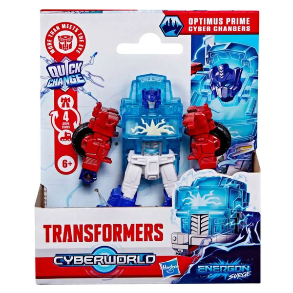 Transformers Cyberworld Energon Surge Optimus Prime 4" Action Figure