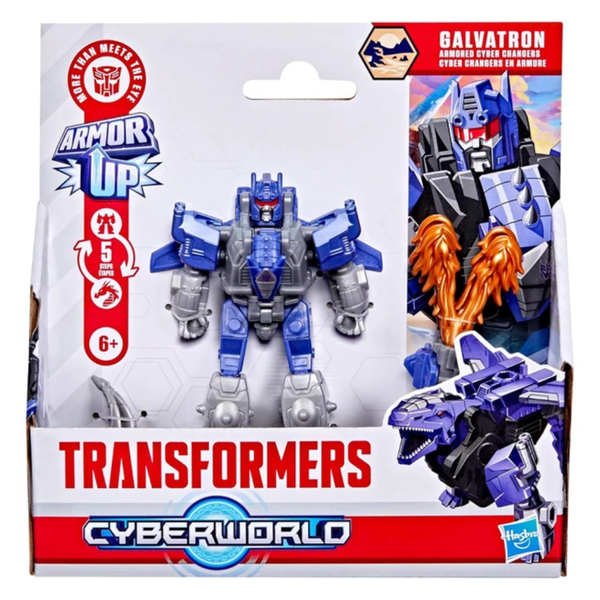 Transformers Cyberworld GALVATRON Armored Cyber Changers 4-Inch Action Figure