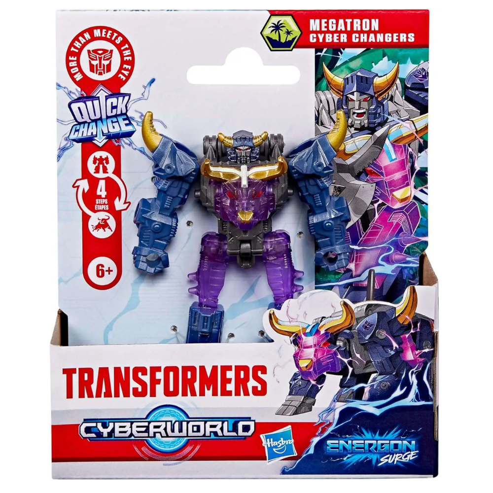 Transformers Cyberworld Quick Change Megatron 4" Action Figure