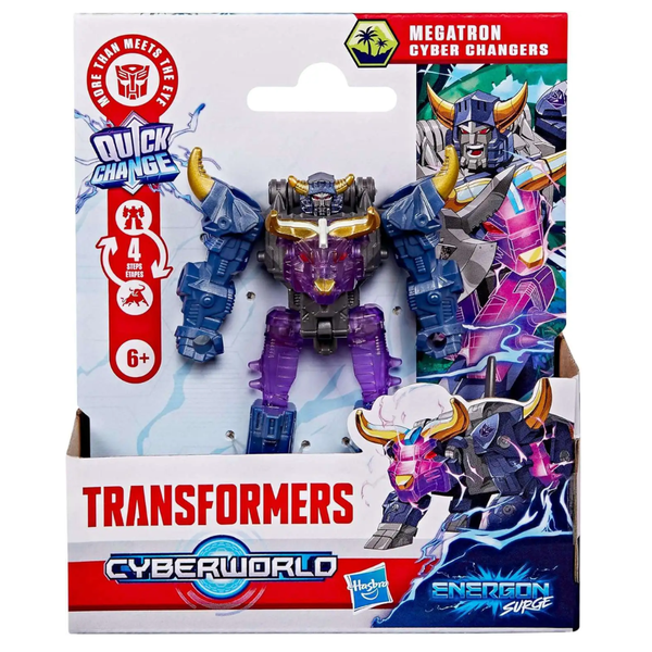 Transformers Cyberworld Quick Change Megatron 4" Action Figure