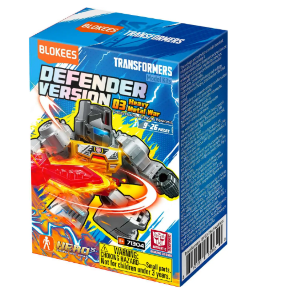 Transformers Galaxy Version Defender Wave 3 Heavy Metal War (The Heartless) Mystery Pack DV03