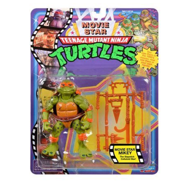 Teenage Mutant Ninja Turtles Classic Movie Star Turtle Mikey