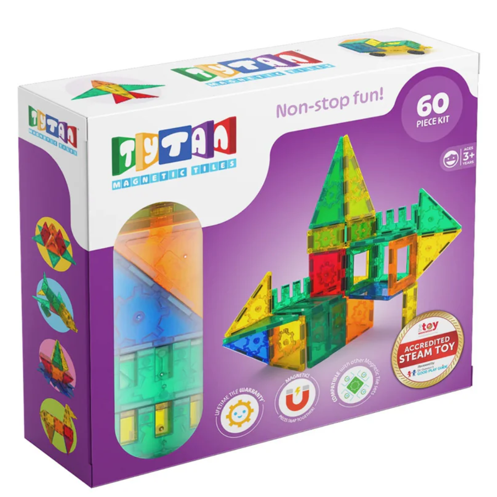 Tytan Magnetic Tiles 60 Piece Playset