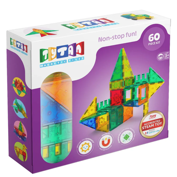 Tytan Magnetic Tiles 60 Piece Playset