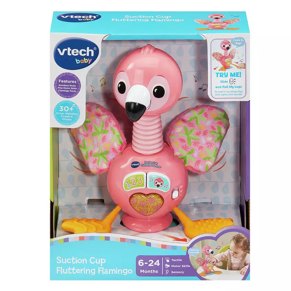 VTech Suction Cup Fluttering Flamingo Highchair Toy