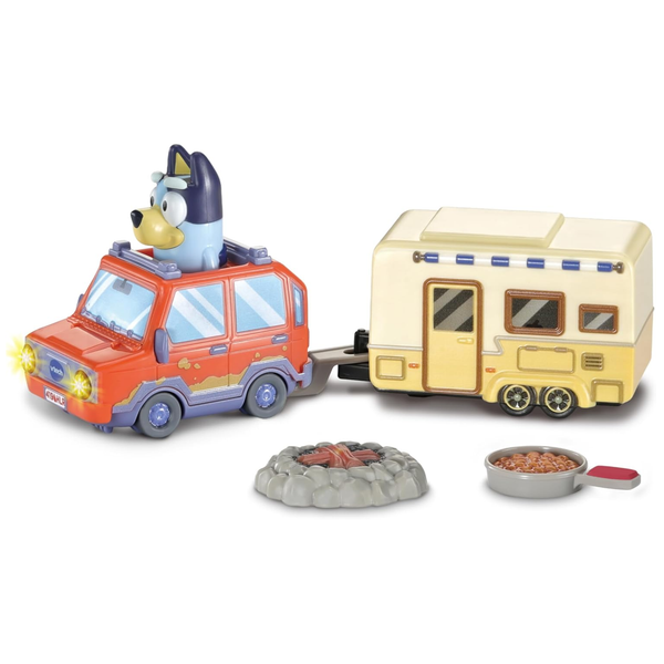 VTech Toot-Toot Drivers Bluey Family Car & Caravan