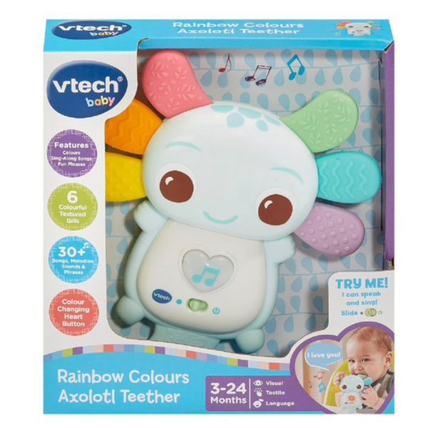 Vtech Rainbow Colours Axolotl Teether Interactive Toy