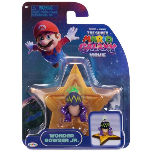 The Super Mario Galaxy Movie 1.5” Figure with Star Accessory - Wonder Bowser JR.