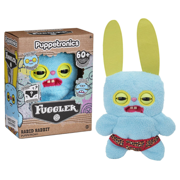 WOW! STUFF Fugglers Rabid Rabbit Deluxe Puppetronic Interactive Puppet
