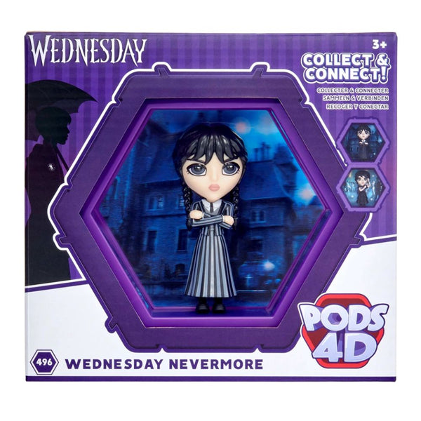 Wednesday Nevermore Uniform Pod 4D Collector Figure
