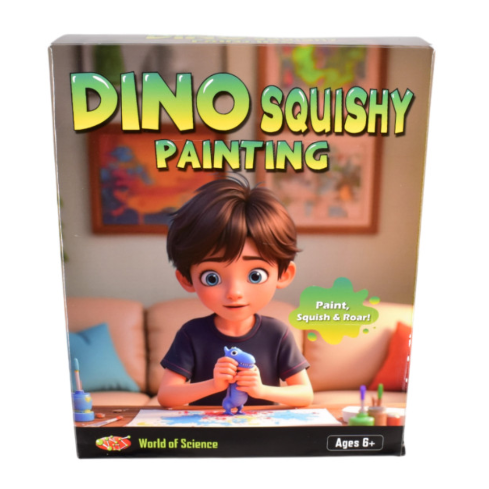 World of Science Dino Squishy Painting Kit