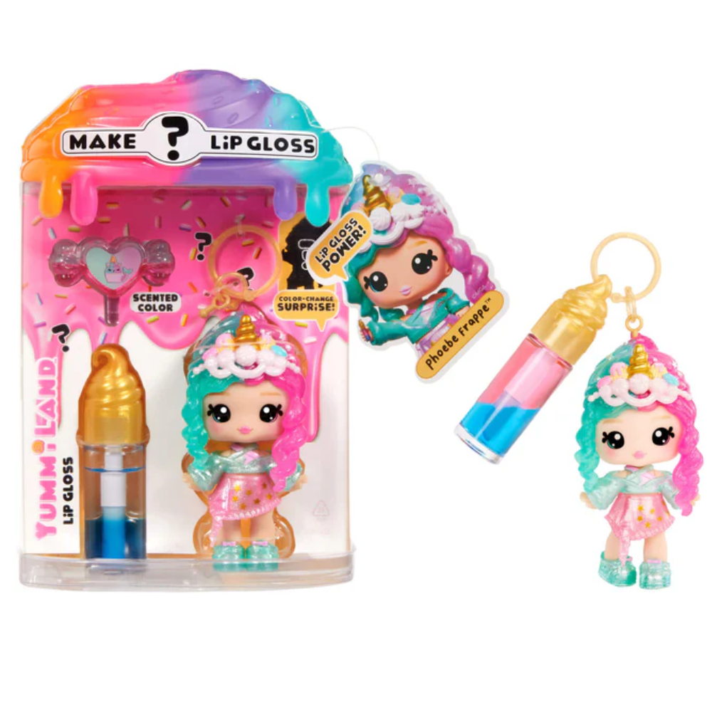 Yummiland Lip Gloss Doll Mystery Color Change - Phoebe Frappe