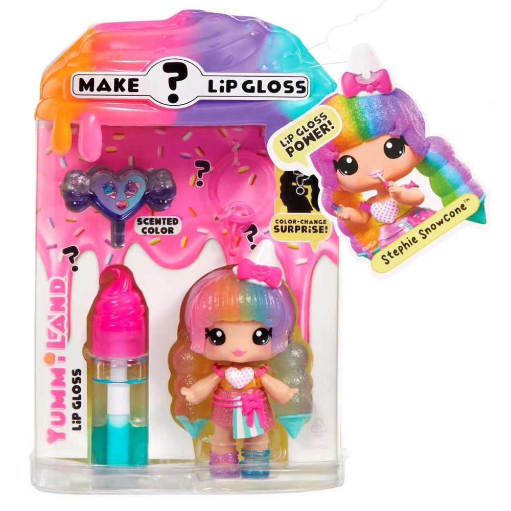 Yummiland Mystery Lip Gloss Doll - Stephie Snowcone