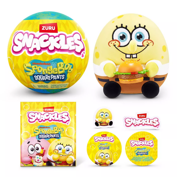 Zuru Snackles 5" Capsule Spongebob Squarepants Assorted
