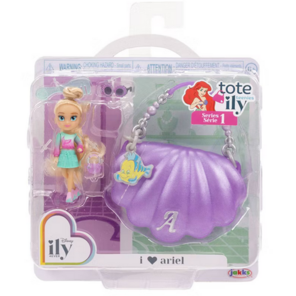 Disney ILY 4ever 2.25" Tote-ily Teenies Ariel Inspired Doll Series 1