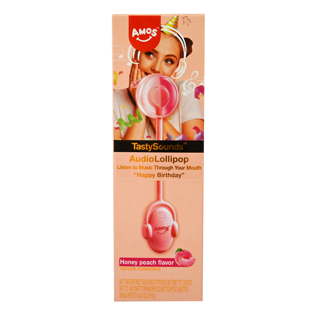 Audio Lollipop - Honey peach flavor