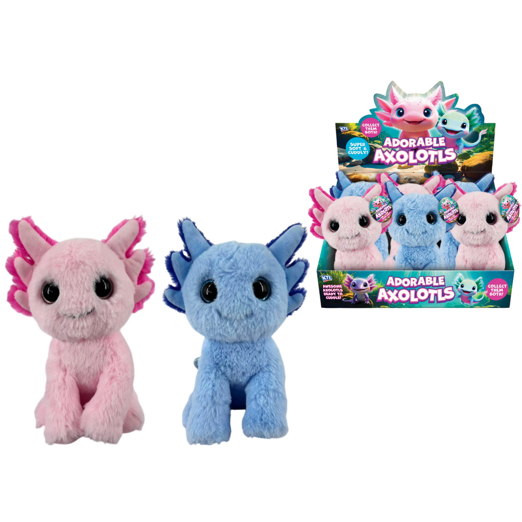 Axolotl - Plush 20cm Assorted Colors - Super Soft