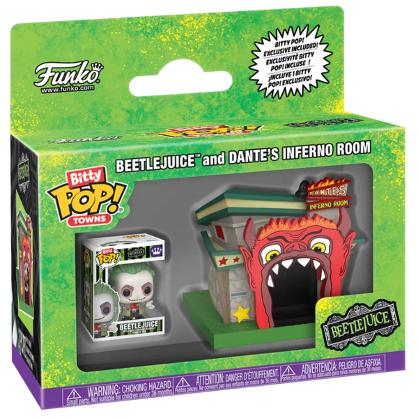 Beetlejuice and Dante's Inferno Room - Bitty Pop! Towns - Funko Tim Burton