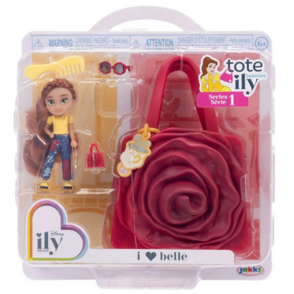 Disney ily 4EVER Tote Ily Teenies Series 1 I Love Belle 2-Inch Mini Doll