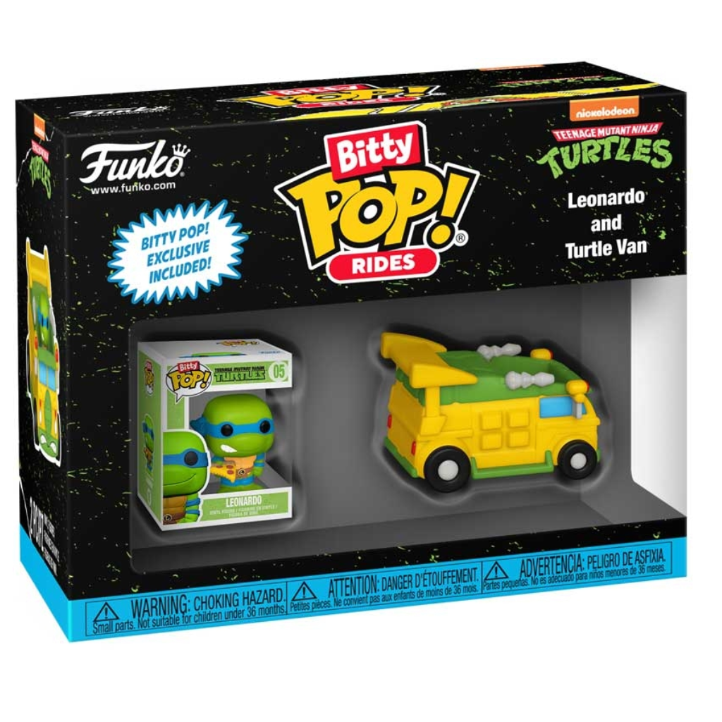 Funko Bitty Pop! Rides - Leonardo & Turtle Van