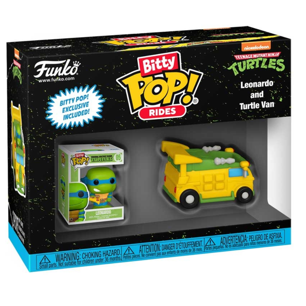 Funko Bitty Pop! Rides - Leonardo & Turtle Van