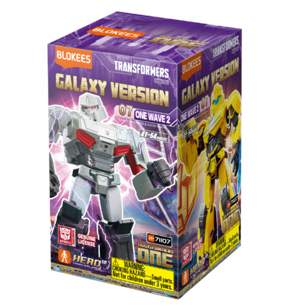 Blokees Transformers Galaxy Version 07 One Wave 2 Action Figure Model Kit Blind Box 71107