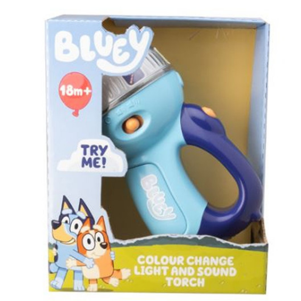 Bluey Colour Change Light And Sound Torch