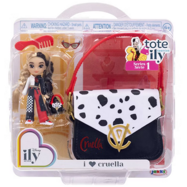 Disney ILY 4ever 2.25" Tote-ily Teenies Cruella Inspired Doll Series 1