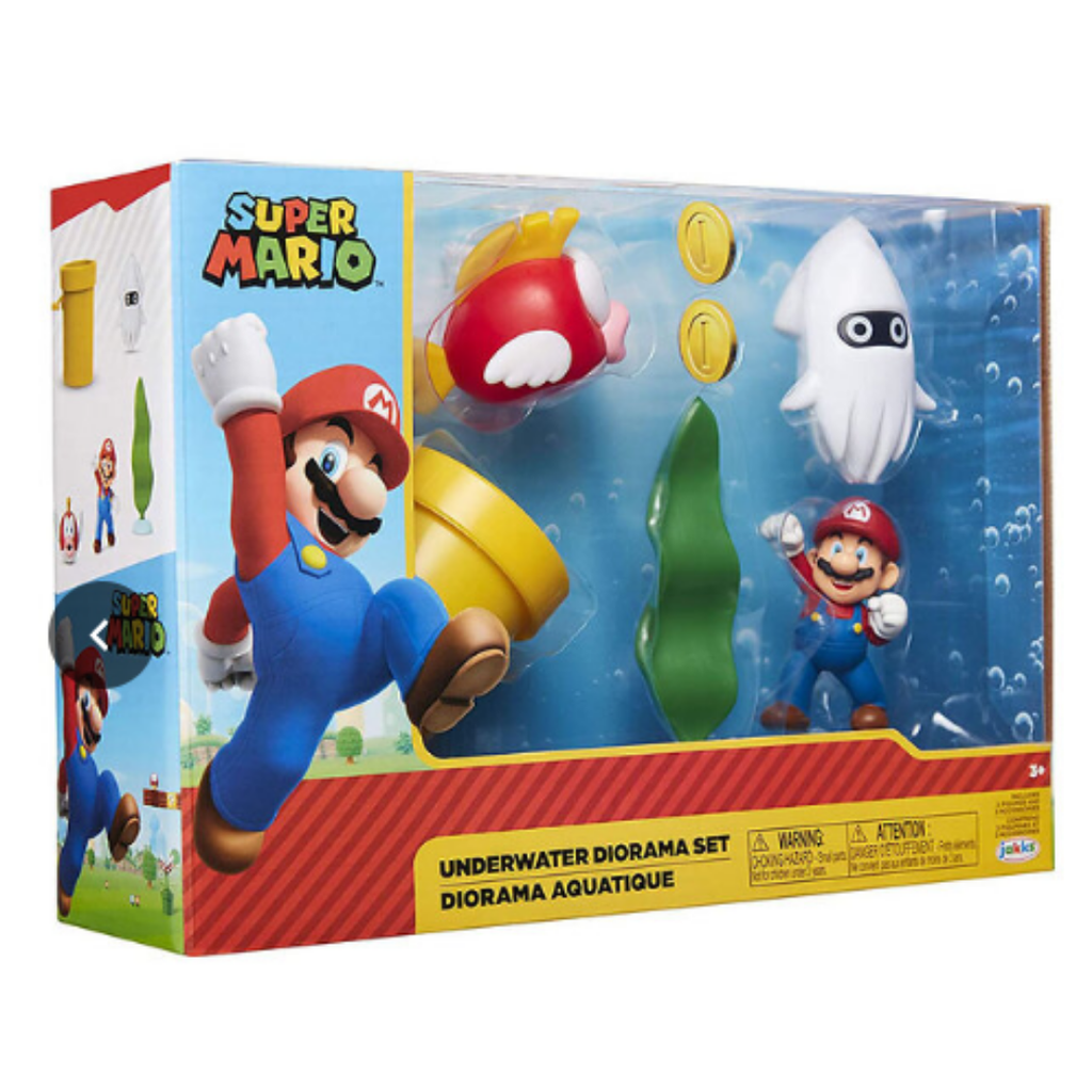 Nintendo World of Super Mario Underwater Diorama Set