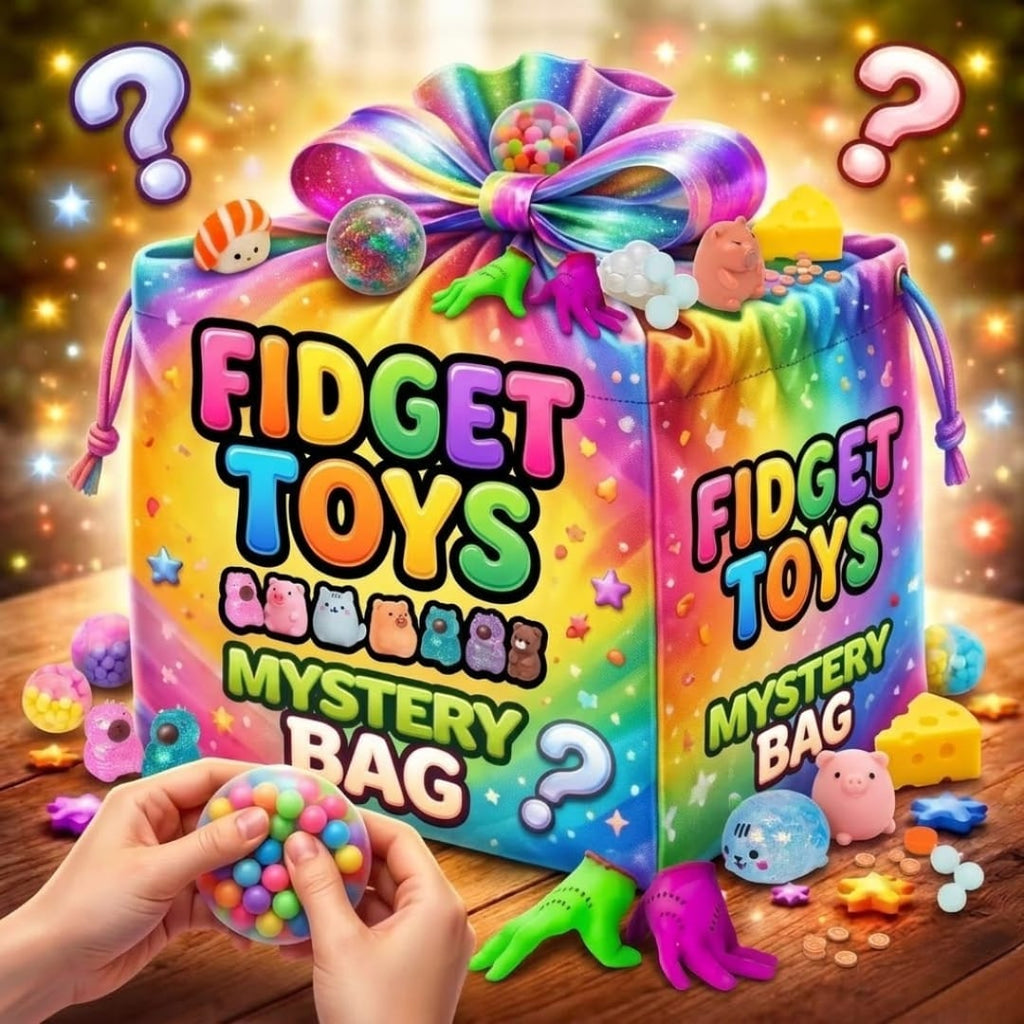 Fidget Mystery Bundle Bag UK – 10 Sensory & Fidget Toys for Autism, Adults & School | Buy Now